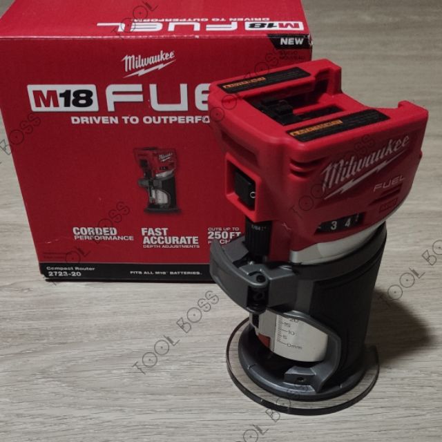 [工具王] 全新 Milwaukee 美國 米沃奇 2723 M18 FTR-OXO 無刷 木工修邊機 18V 修邊機