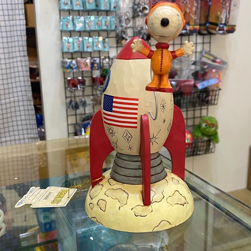 奧司玩具 Enesco x JIM SHORE SNOOPY 太空人 史努比 peanuts 火箭 太空梭