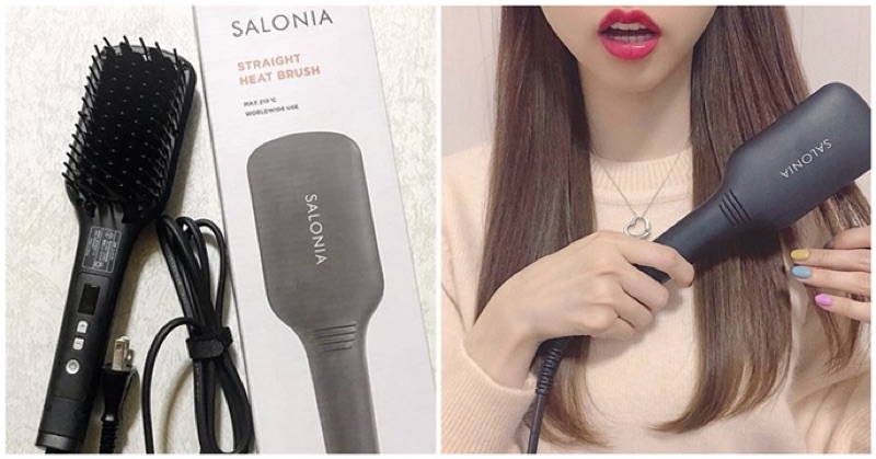 一緒日本連線代購 沙龍品牌salonia 矯正直髮梳 蝦皮購物