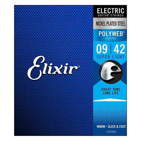 【又昇樂器】ELIXIR 09-42 電吉他弦 POLYWEB 奈米包覆塗層 12000