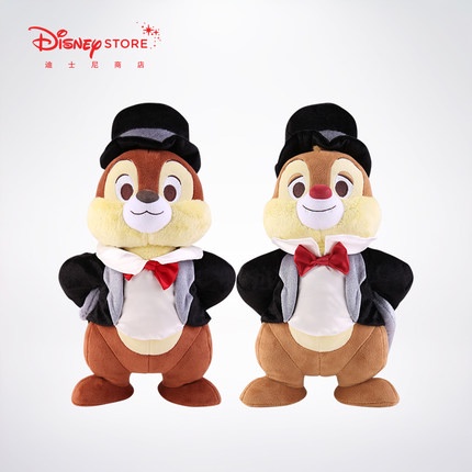 (現貨在台)[Disney] 上海迪士尼 奇奇 迷你酒店系列 紳士 門童 毛絨娃娃 玩具公仔玩偶
