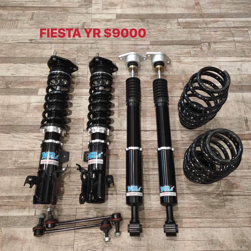 【品太】(保固四個月) 福特 Fiesta 馬2 YR 高低軟硬可調避震器 極新品 整新品