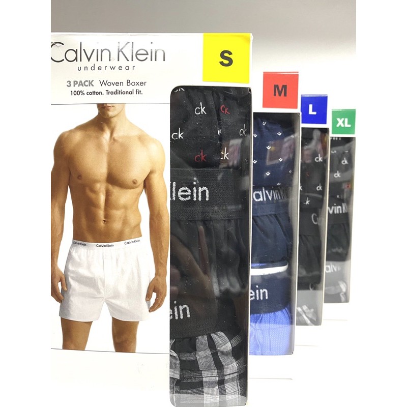 📌樂市購📌 Calvin Klein CK 凱文克萊男純棉平織平口褲