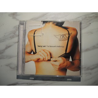 二手CD Aerosmith 史密斯飛船 Young Lust 血氣方剛 經典全紀錄 (有回函卡 一半側標)