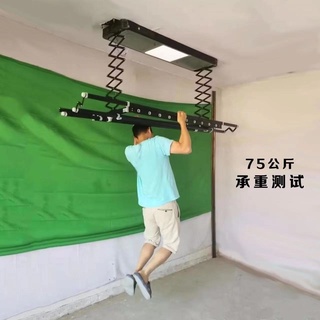【免運】110v電動/升降/曬衣架/晾衣架/智慧/遙控/升降/家用陽臺/全自動/烘乾/殺菌/紫外線消毒晾衣架