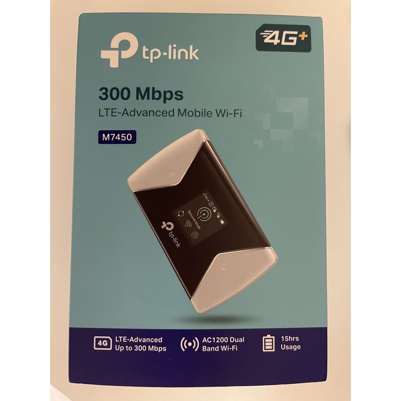 tp-link M7450 v2 行動分享器4G路由器LTE 公司貨