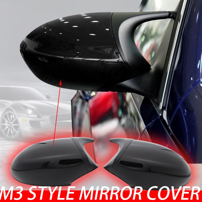 前期/後期  BMW E90 E91 E92 E93 專用 碳纖紋 牛角 後照鏡蓋 替換式 後照鏡外蓋 卡夢 一組2個