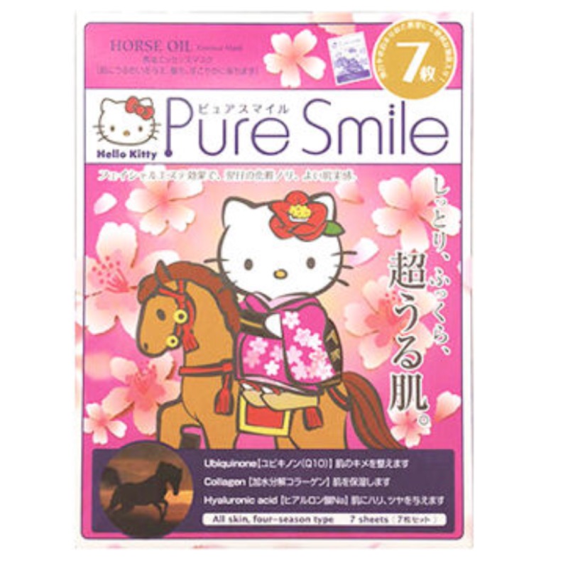 Pure Smile Hello Kitty 保濕修護面膜(馬油)