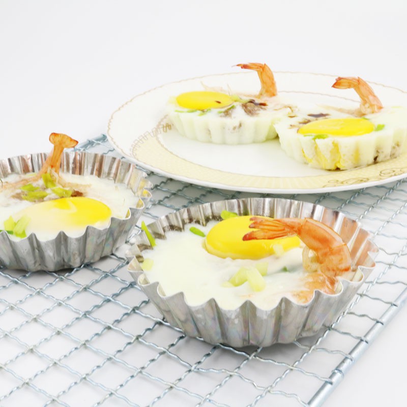 烘焙鋁合金蛋撻葡萄模 花朵涼糕果凍布丁定型模具 菊花型蒸蛋糕鋁模