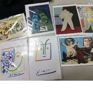 ［全新現貨，馬上寄✔️聊聊免運 ✔️］ 畢卡索明信片 7款～法國製，絕版品，只有各1張 明信片 畢卡索 畢卡索自畫像