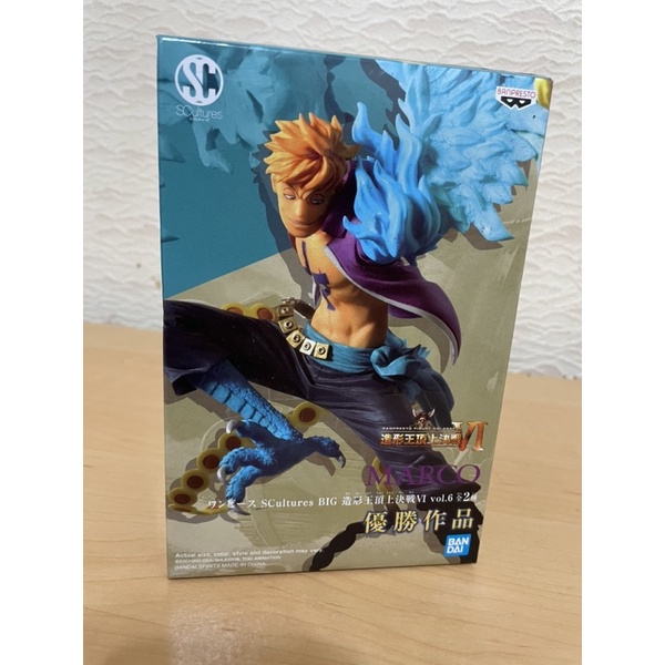 硬啦 現貨 代理海賊王造形王頂上決戰vol 6 馬可馬爾科不死鳥造型王景品公仔 蝦皮購物