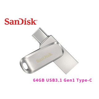 Sandisk Ultra Luxe 64GB USB3.1 OTG Type-C 雙用 隨身碟 SDDDC4