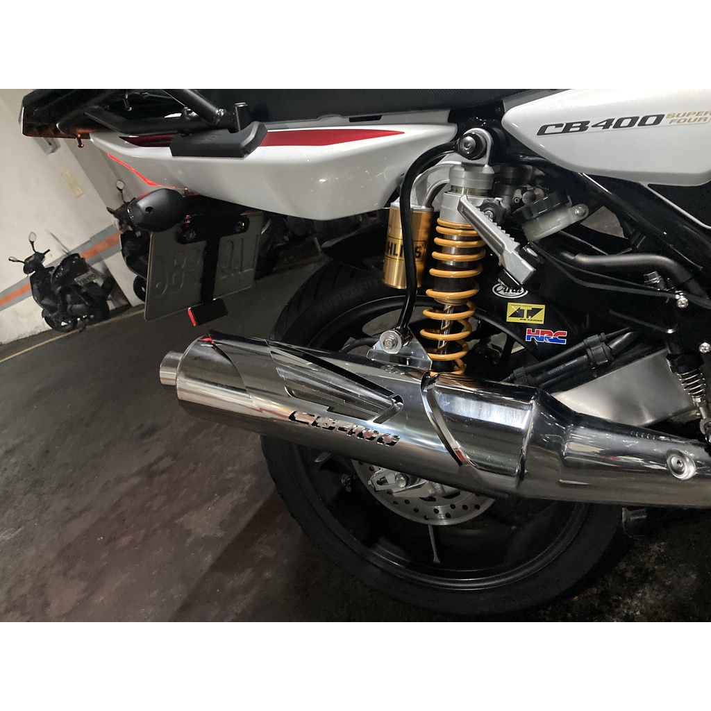 Honda CB400 2018-2021 排氣管 防燙蓋 防摔 保護 (免束帶) 不銹鋼