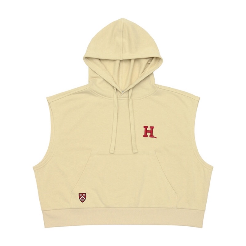 NCAA-哈佛大學Harvard女連帽背心-中卡