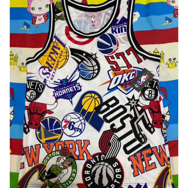 正品 NBA ALL STAR 全明星 球衣 背心 黑白2色 尺寸：白S~XL黑S~XXL