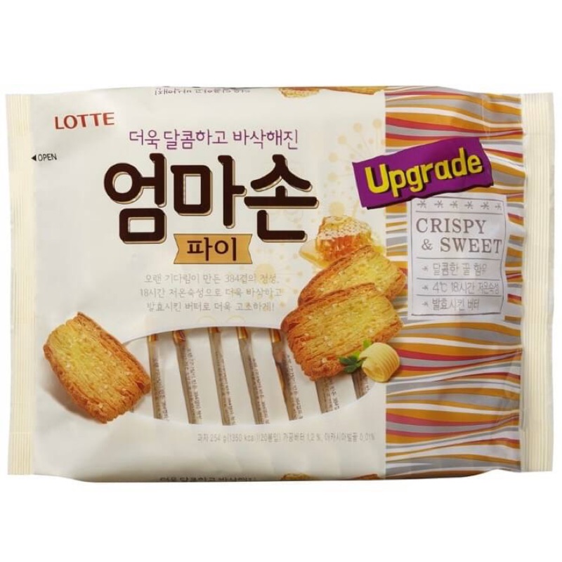 韓國代購🇰🇷⭐️LOTTE樂天 媽媽手 奶油千層酥 千層派⭐️