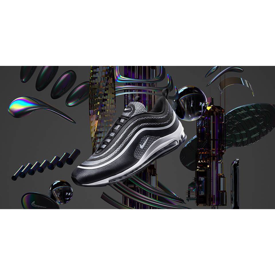 【Geometry】Nike Air Max 97 Ultra  黑 氣墊 2017 918356 001 男女鞋