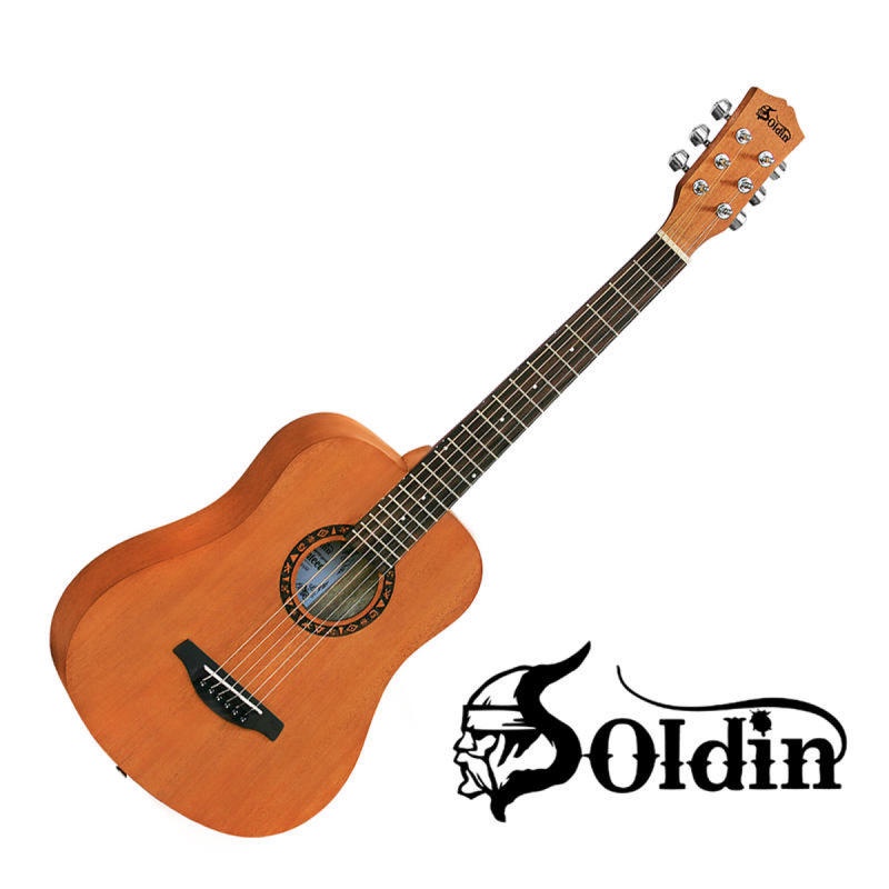 Soldin SA-3422 34吋 桃花心木 Baby 旅行吉他 (附贈全套配件) SA3422 免運費 [唐尼樂器]