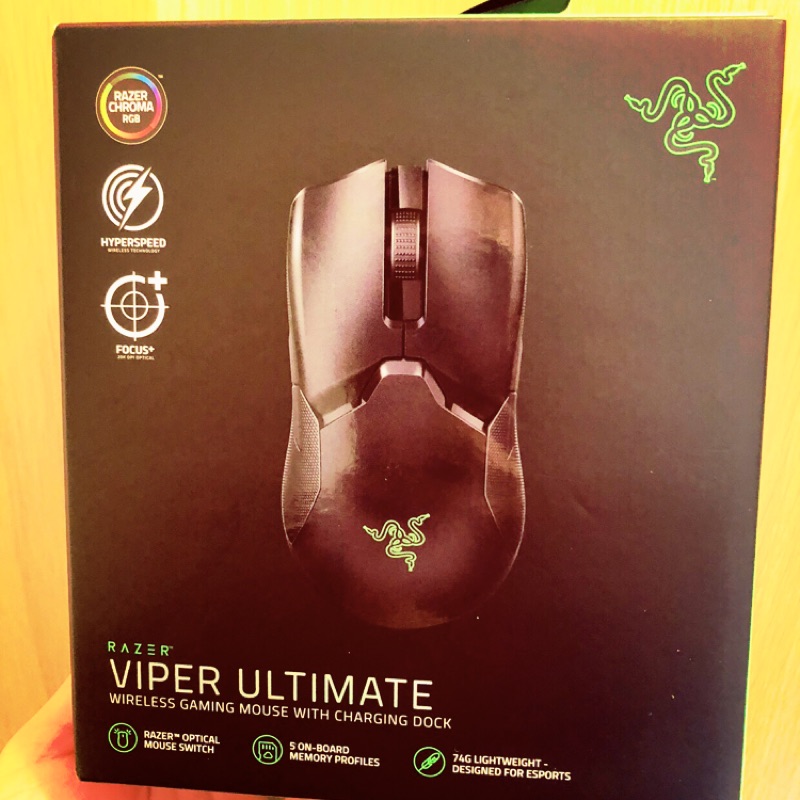 Razer Viper Ultimate 雷蛇電競無線滑鼠 非羅技 全新未拆 台灣官方公司貨