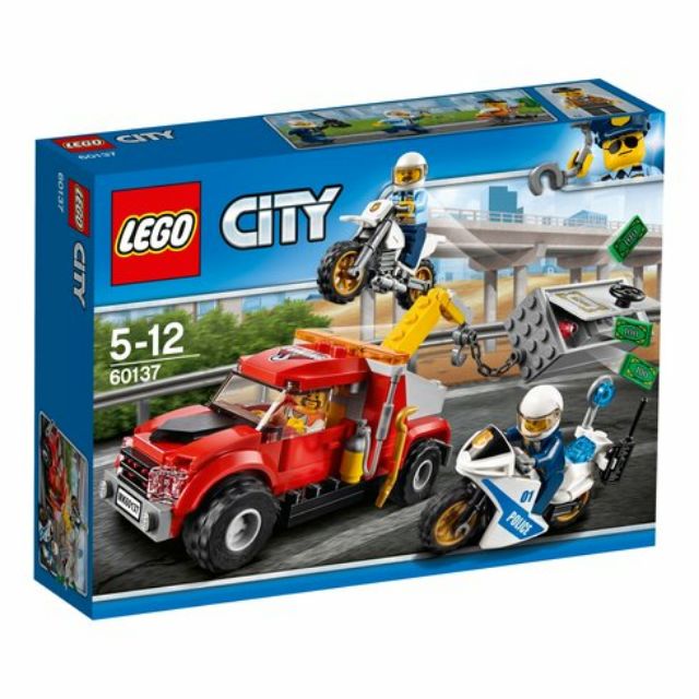 樂高 lego 60137 city 警匪追逐 機車 摩托車 搶劫 全新未開 現貨 lego60137