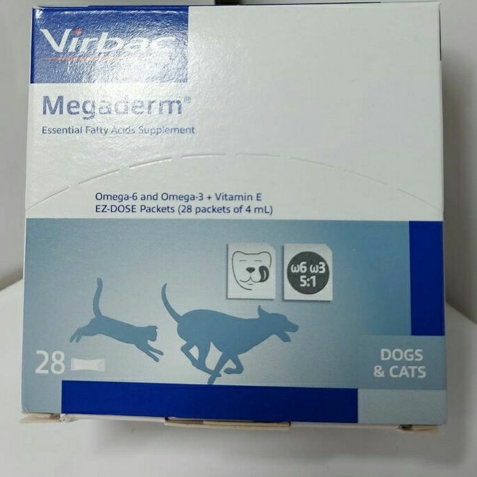 Virbac維克代理「Megaderm健膚樂」犬貓皆可、含Omega6/Omega3維他命E