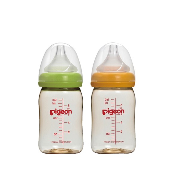 【Pigeon 貝親】寬口母乳實感PPSU奶瓶160ml／2色