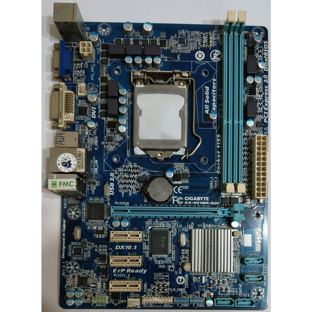 技嘉 Gigabyte 主機板 H61MA-D2V (Intel 1155 腳座)