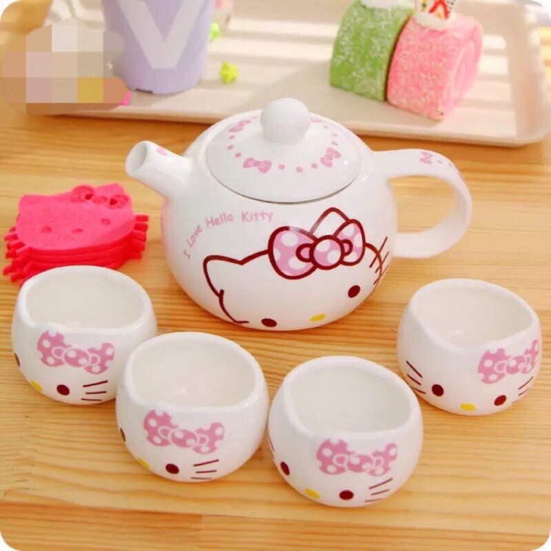 可愛Kitty茶具組