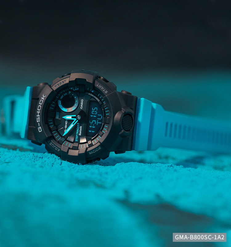 卡西歐Casio G-Shock黑色碳纖維GA2100-1A1農家橡樹霧霾藍手錶dAiD 