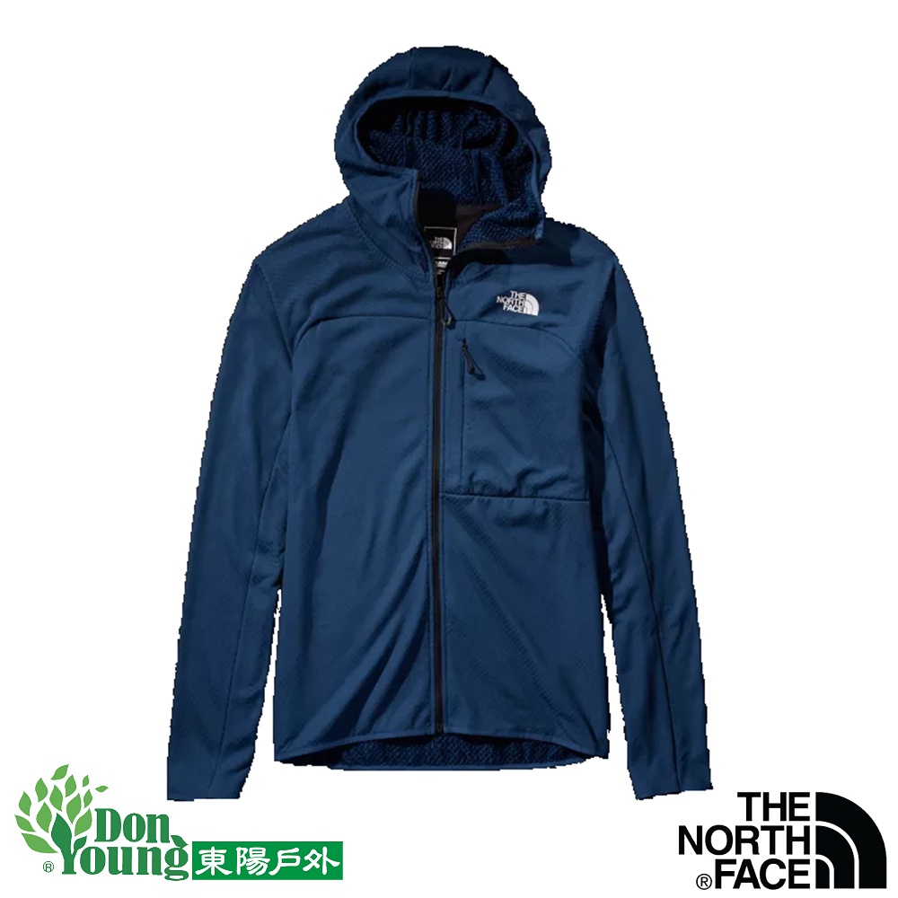 【THE NORTH FACE】北面男款 Summit L2 FUTUREFLEECE 全拉鍊連帽外套 5ABF