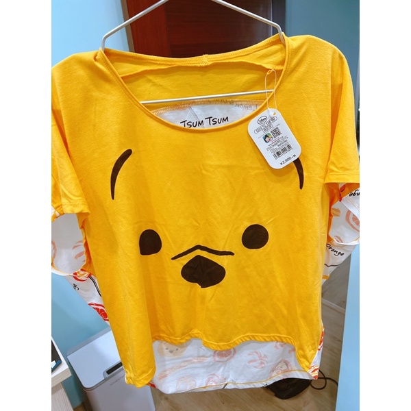 日本東京迪士尼商店 小熊維尼 跳跳虎 Disney Tsum Tsum Candy T-Shirt滿版T恤Store限定