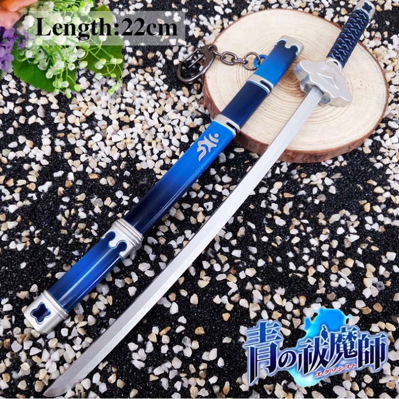 現貨 配送刀架 青之驅魔師刀奥村燐倶利伽羅驅魔降魔刀兵器武器鑰匙圈刀鞘模型喬喜屋 蝦皮購物