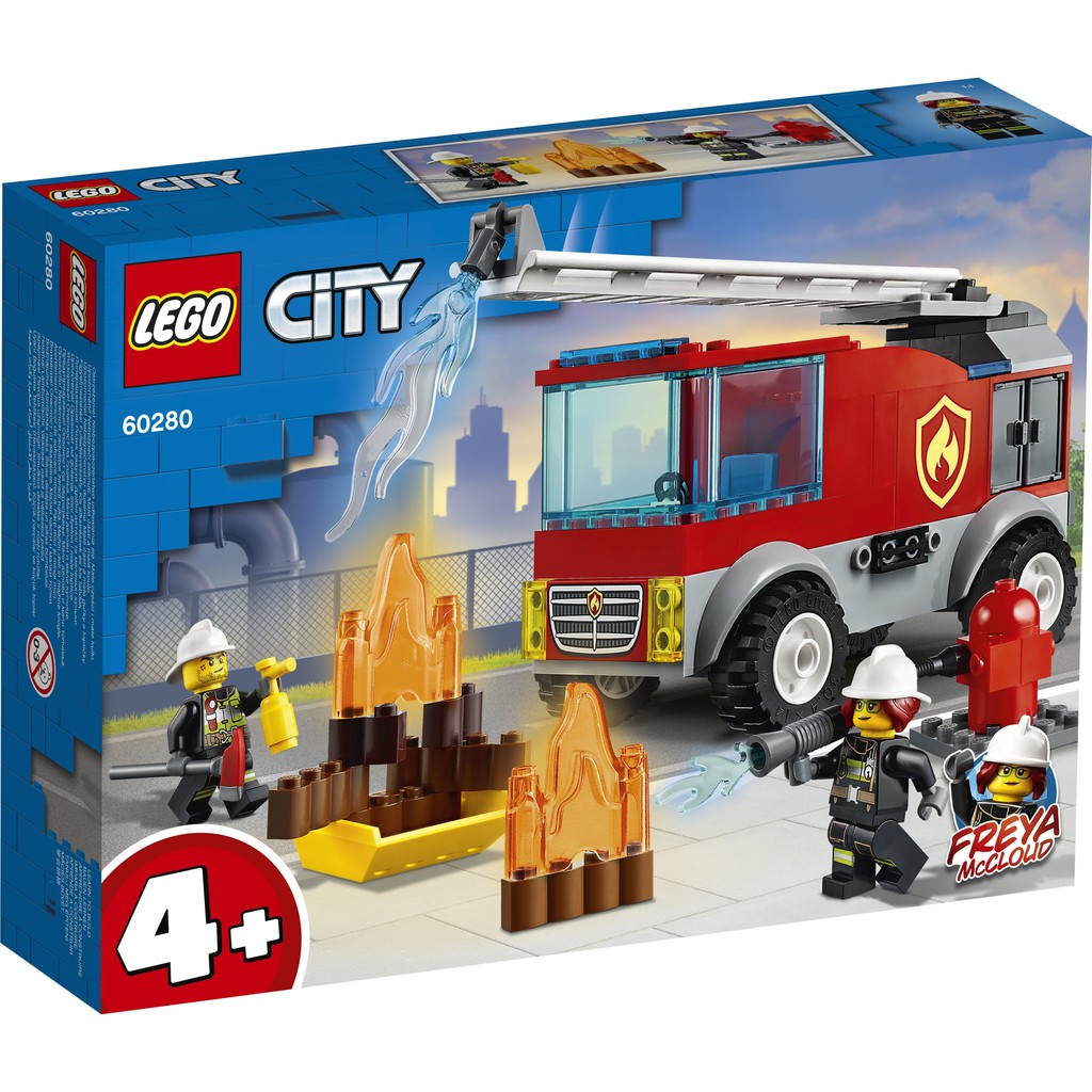 LEGO 樂高盒組 60280 雲梯消防車