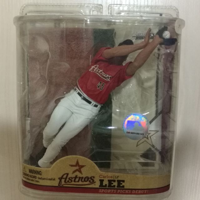 麥法蘭6吋公仔 MLB美國職棒大聯盟  休士頓太空人明星外野手 Carlos Lee  李