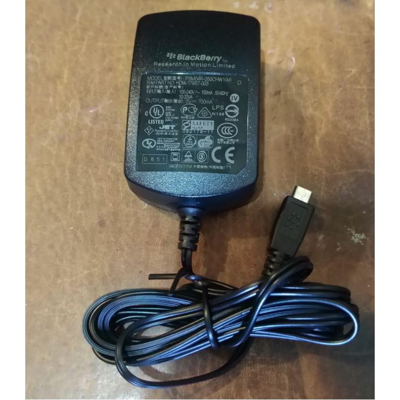 全新原廠 黑莓(Blackberry)牌 Micro USB 5V / 0.7A 變壓器/旅充/充電器/電源供應器