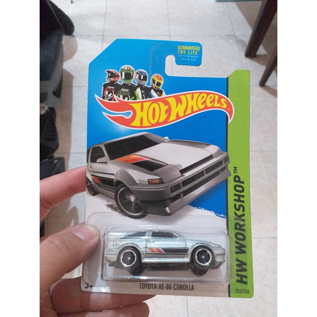 HOT WHEELS 風火輪豐田 AE86 卡羅拉銀