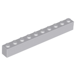 LEGO 樂高 淺灰色 1x10 顆粒 基礎磚 基本磚 磚塊 Brick 6111 4211521