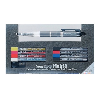 【CHL】Pentel 飛龍 0.7mm Multi8 多功能機能筆組 PH802 設計師專用8色套筆 繪圖筆