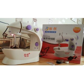 新款臺式家用迷你電動縫紉機+LED照明燈+配件組