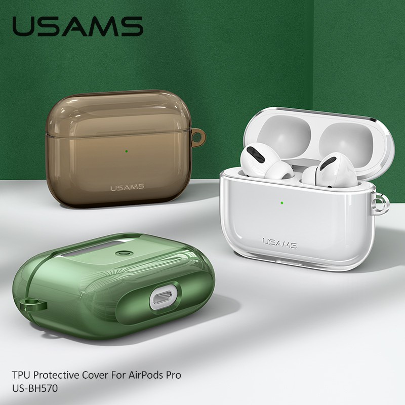 適用於 Airpods Pro 耳機的 Usams 透明保護套