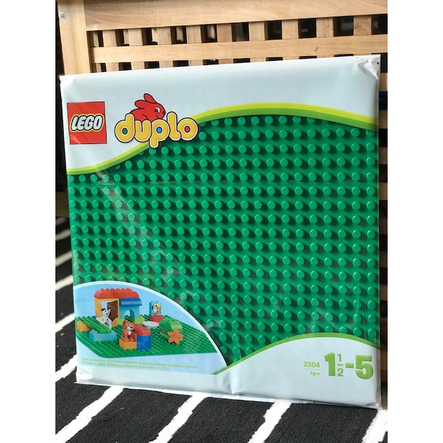 **跟著巴黎EZ購** (英國直送）LEGO Duplo 樂高積木 得寶系列 綠色底板  2304