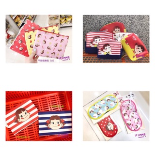 #OMMB 韓國大創 Daiso PEKO 不二家 牛奶妹 化妝包 收納包 零錢包 手機袋