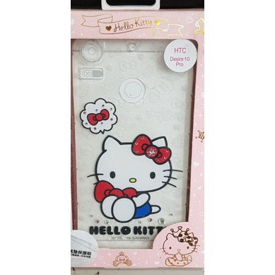 妞妞通訊手機殼 Desire10Pro HTC 空壓殼 防摔殼 HelloKitty 正版授權 KT殼