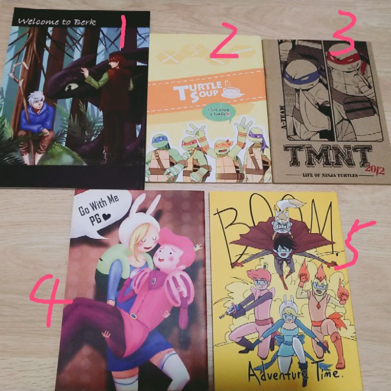 二手出清 歐美同人本 馴龍 捍衛 忍者龜tmnt2012 探險活寶 性轉版 蝦皮購物