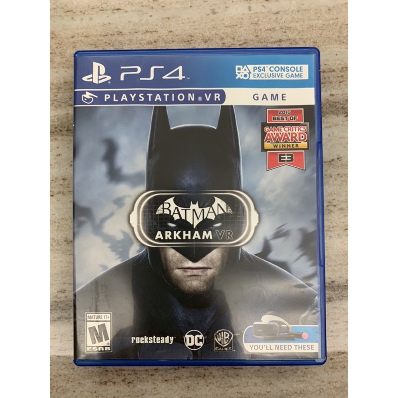 PS4/PS5遊戲二手  蝙蝠俠：阿卡姆VR（美國版）