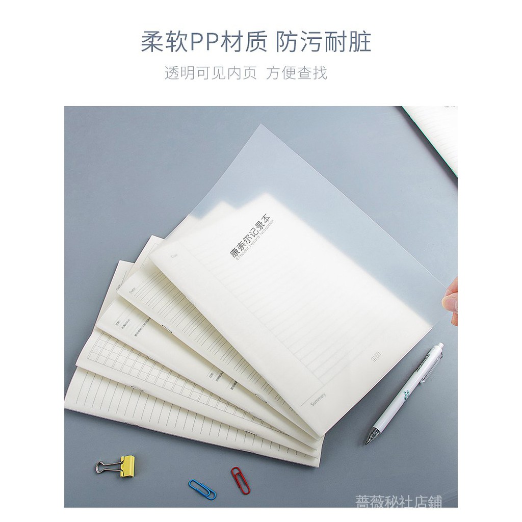 2dia 錯題本子本記事本用品網格筆記防水文具小方簡約橫線英語課堂康奈爾透明作業學生清學習裝本 蝦皮購物