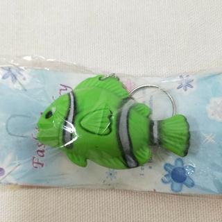 立體小丑魚造型鑰匙圈吊飾玩具