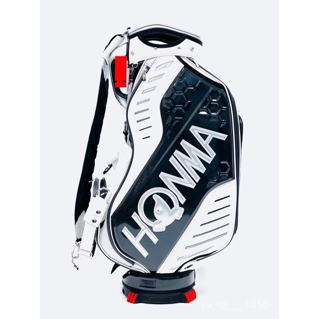 ▶免運◀HONMA紅馬新款高爾夫球包 水晶料防水足球紋男士職業球袋 CB12103高爾夫球包 支架包 球桿包 支架包
