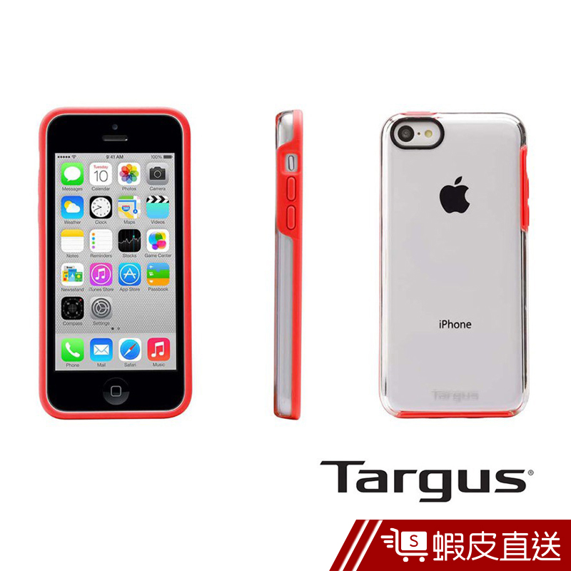 Targus iPhone 5C 漾彩透明保護殼-紅 現貨 蝦皮直送