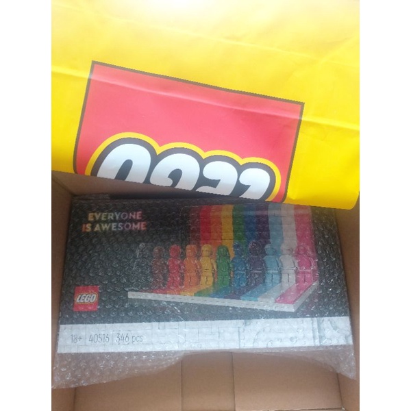 現貨 Lego 樂高 40516 每個人都很讚 彩虹人偶 附紙袋